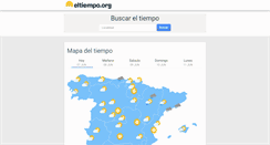 Desktop Screenshot of eltiempo.org