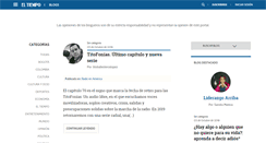 Desktop Screenshot of blogs.eltiempo.com