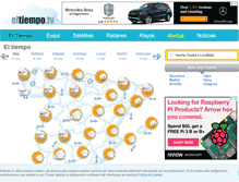 Tablet Screenshot of eltiempo.tv